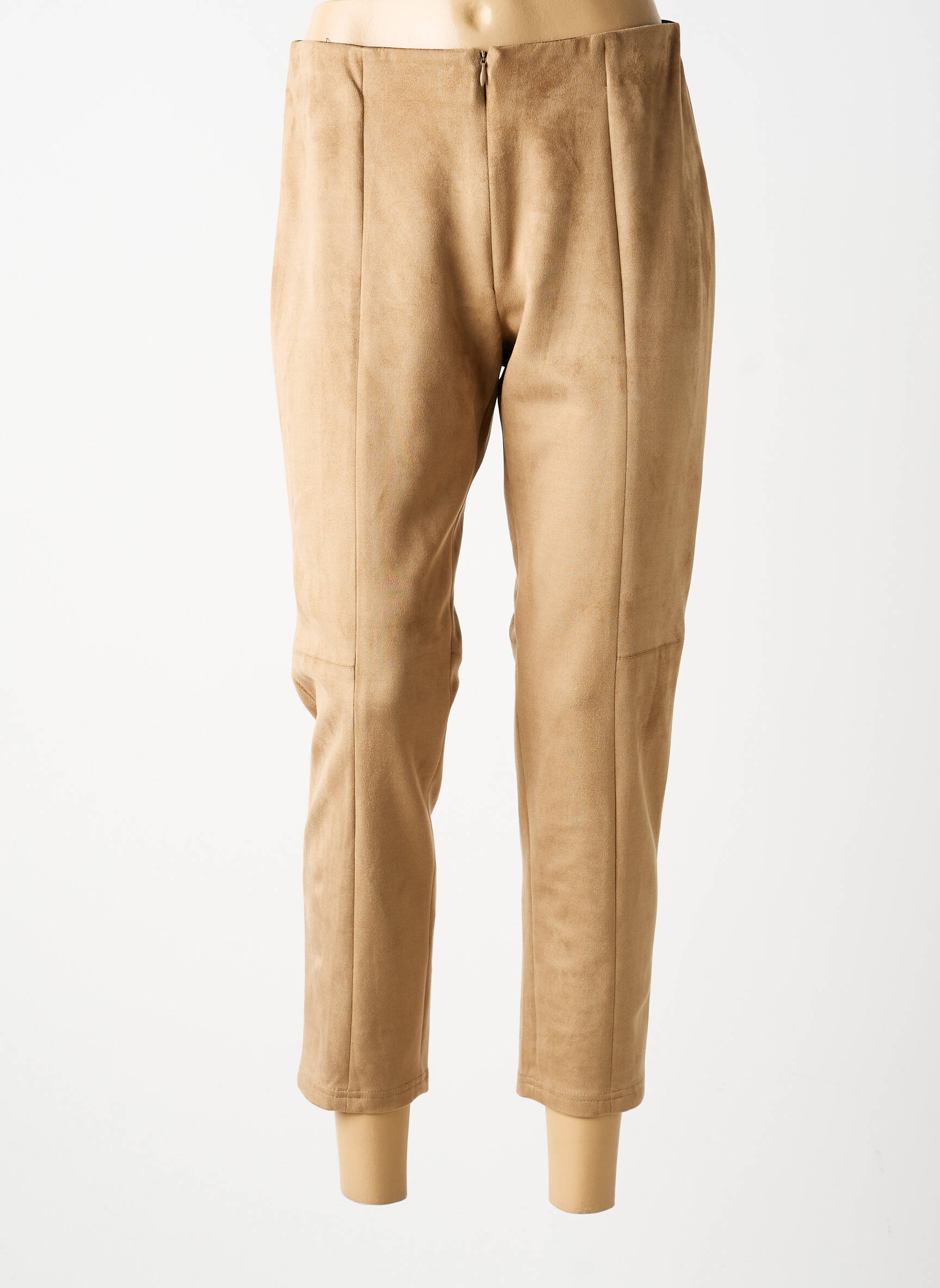 Pantalon 7/8 elasticitate mărime normală maro MERI & ESCA femeie