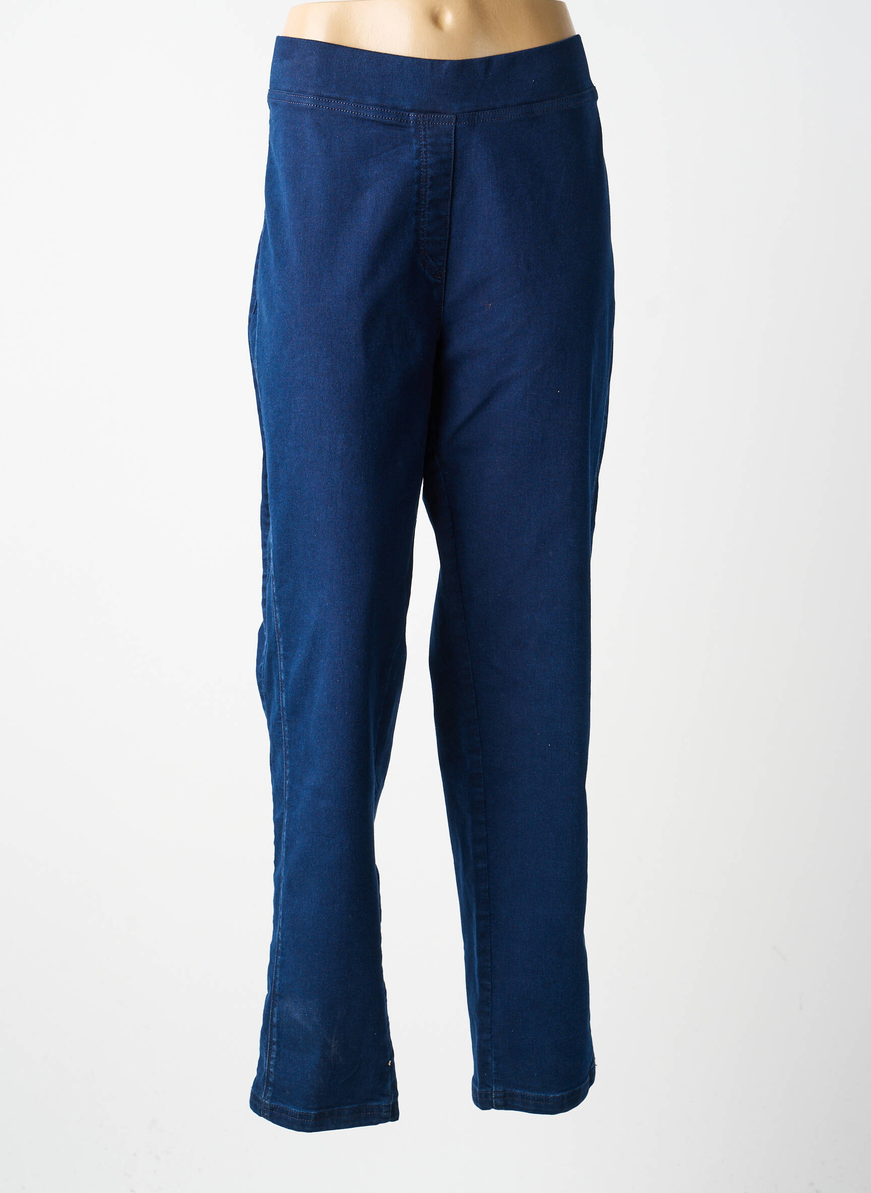 Jegging țesătură denim mărime normală albastru IMPULSION femeie
