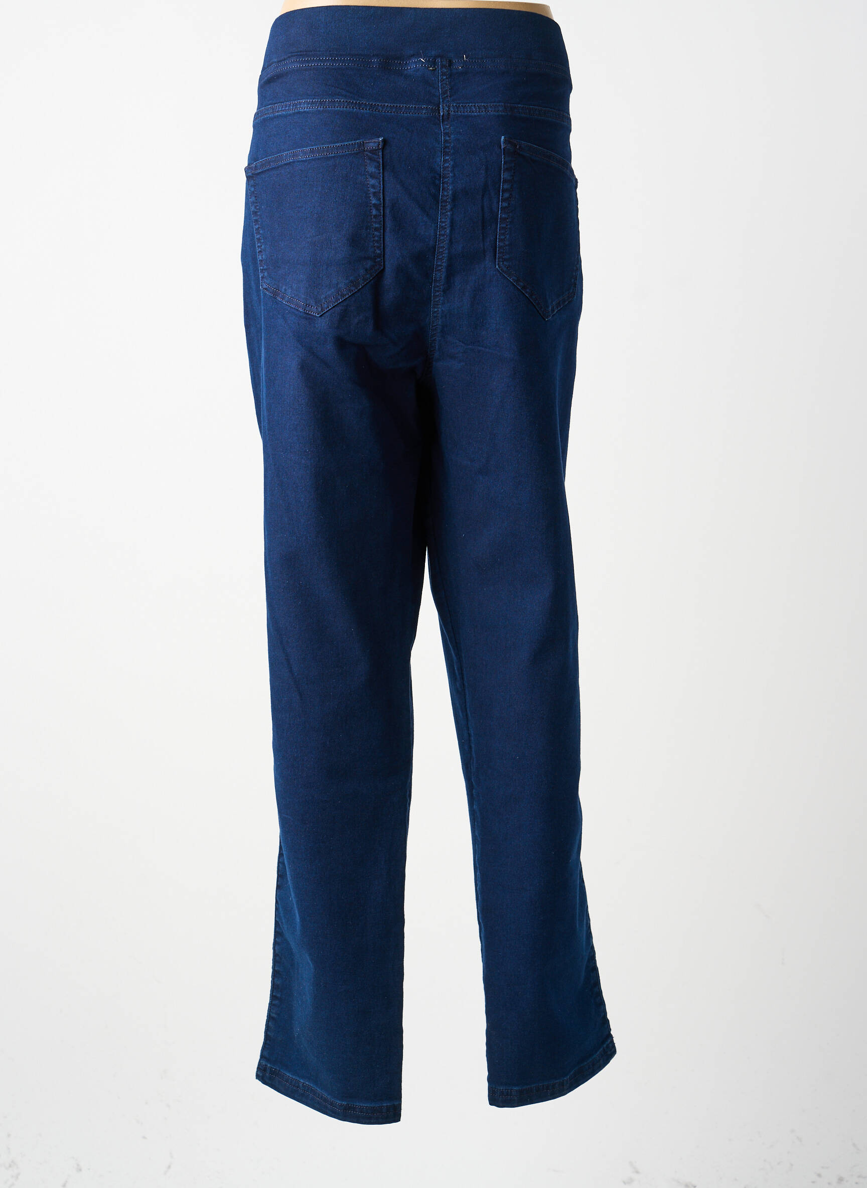 Jegging țesătură denim mărime normală albastru IMPULSION femeie