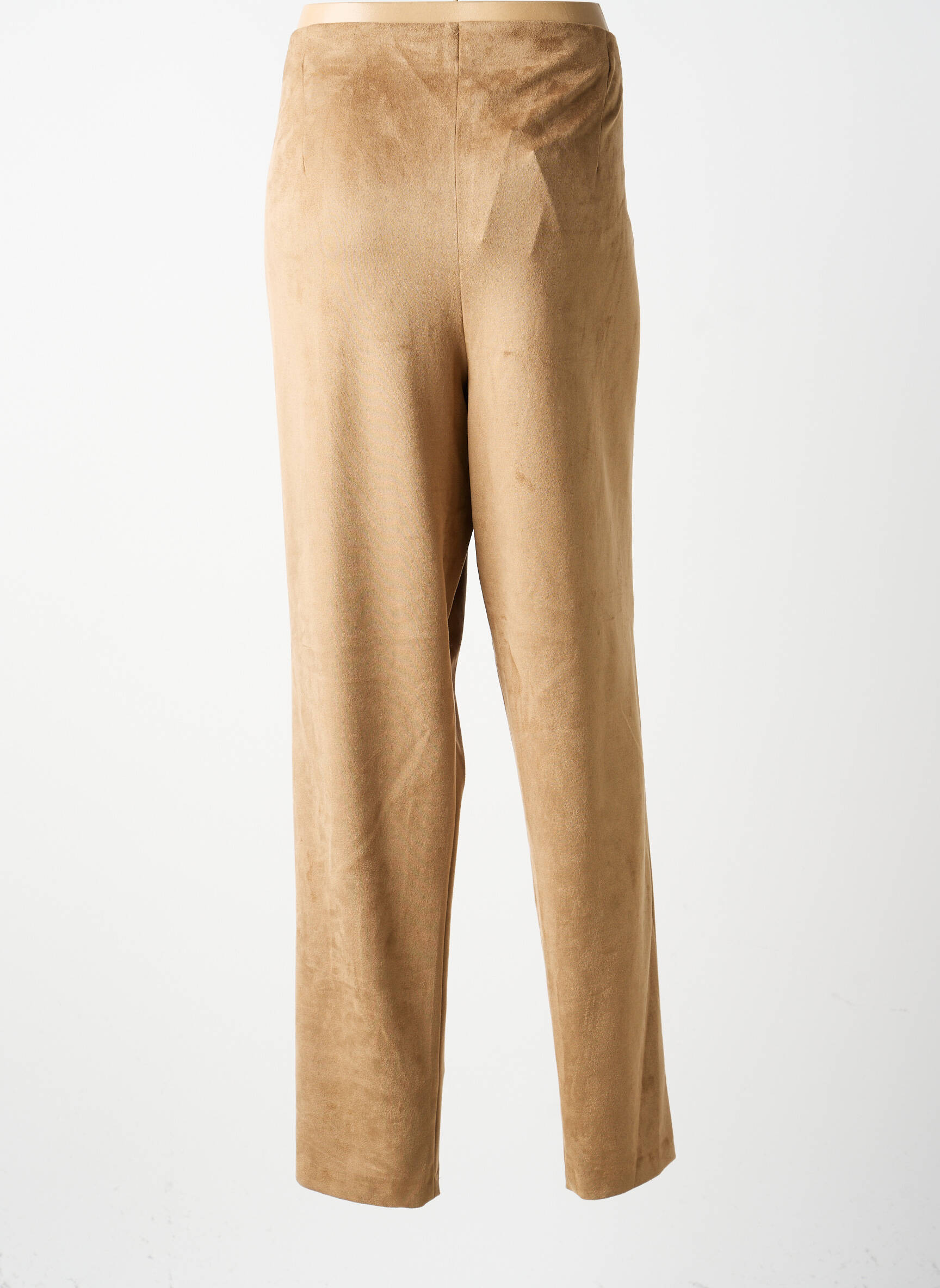 Pantalon slim talie elastică mărime normală bej GUY DUBOUIS femeie