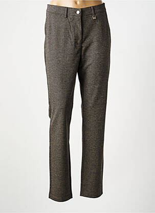 Pantalon chino elasticitate mărime normală maro LCDN femeie