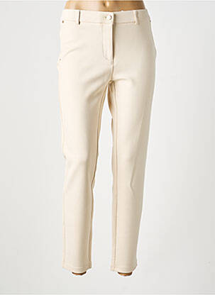 Pantalon chino elasticitate mărime normală bej LCDN femeie