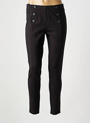 Pantalon slim talie înaltă talie înaltă negru LCDN femeie