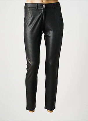 Pantalon slim elasticitate mărime normală negru LCDN femeie