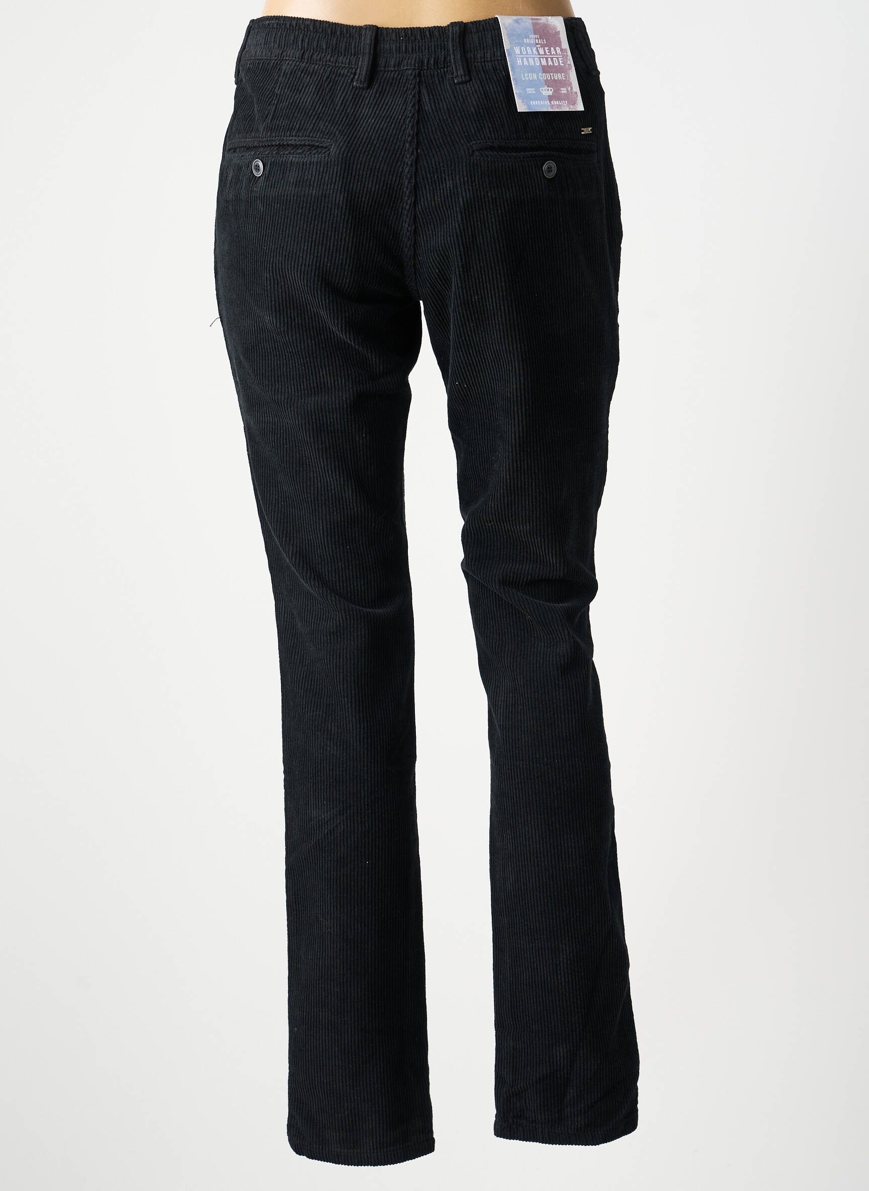Pantalon chino elasticitate mărime normală negru LCDN femeie