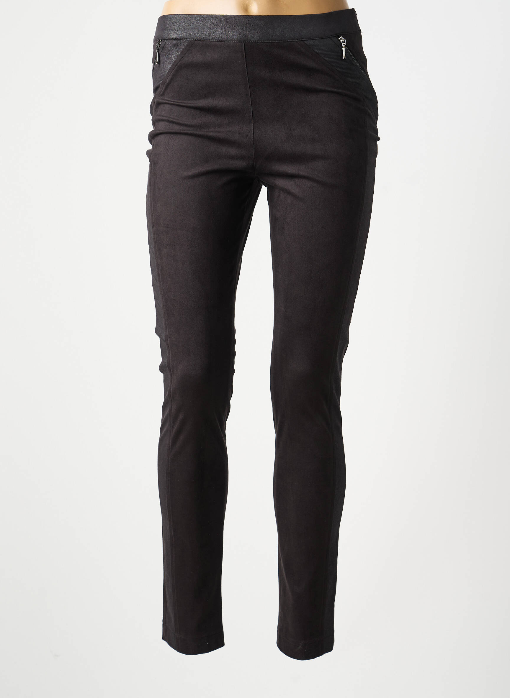 Jegging țesătură jersey mărime normală negru LAUREN VIDAL femeie