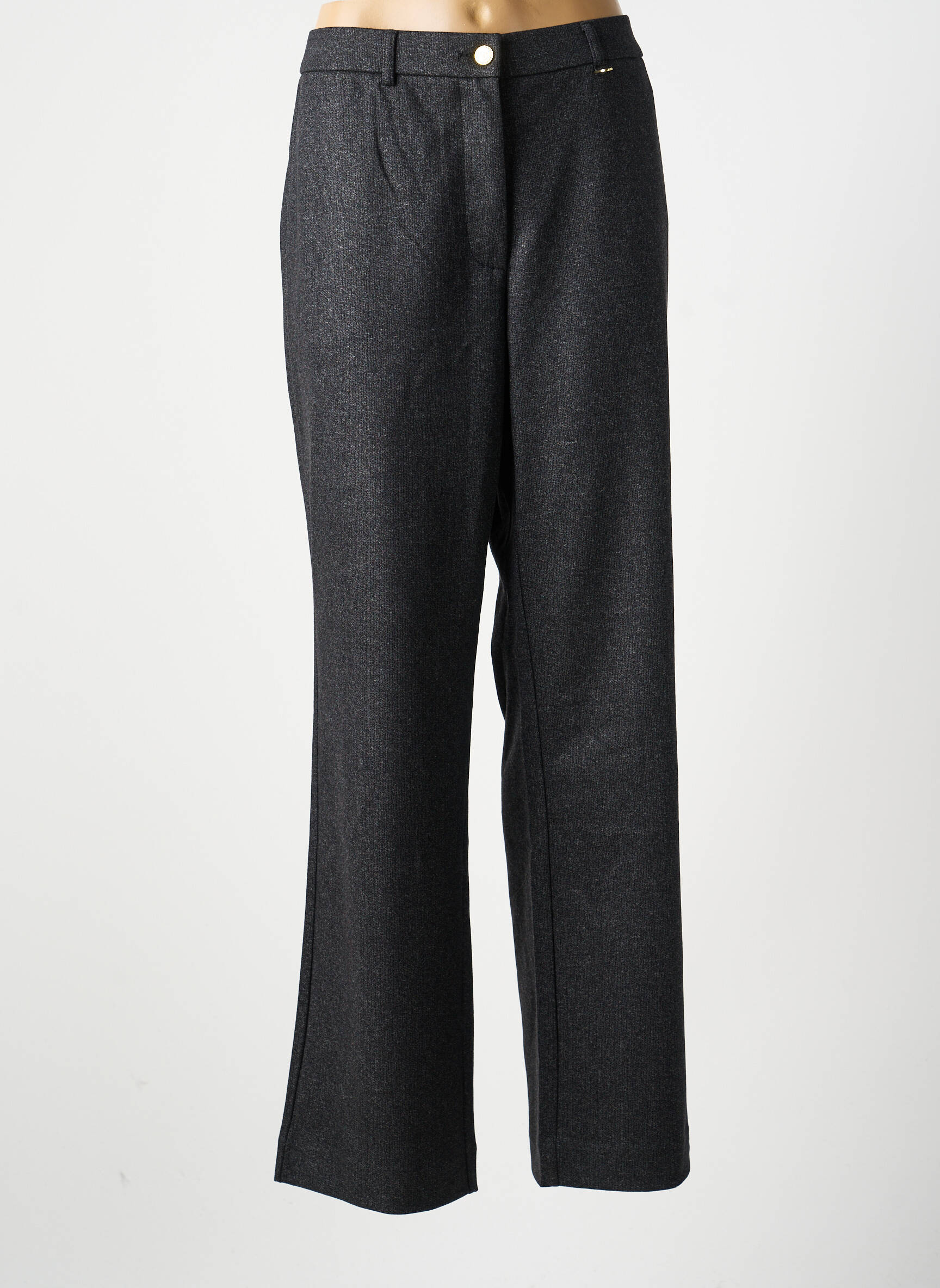 Pantalon drept elasticitate mărime normală gri LCDN femeie