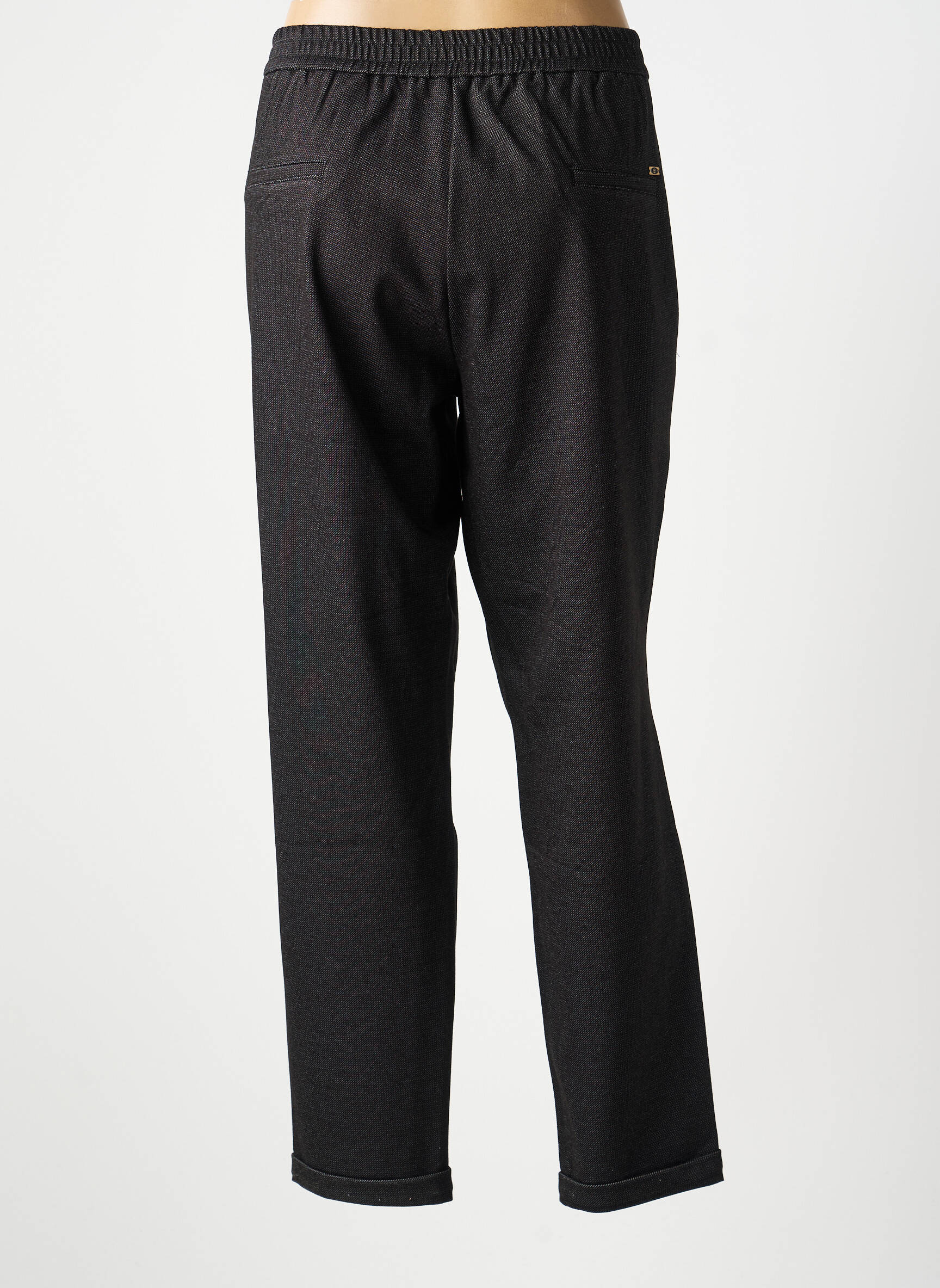 Pantalon slim elasticitate mărime normală gri LDCN femeie