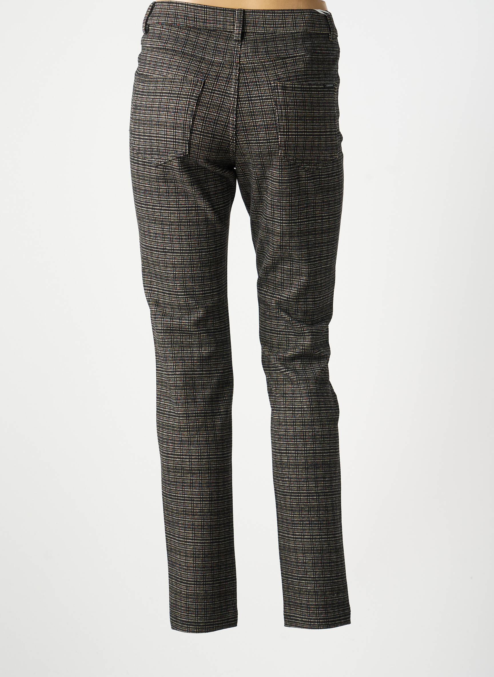 Pantalon slim elasticitate mărime normală negru LCDN femeie