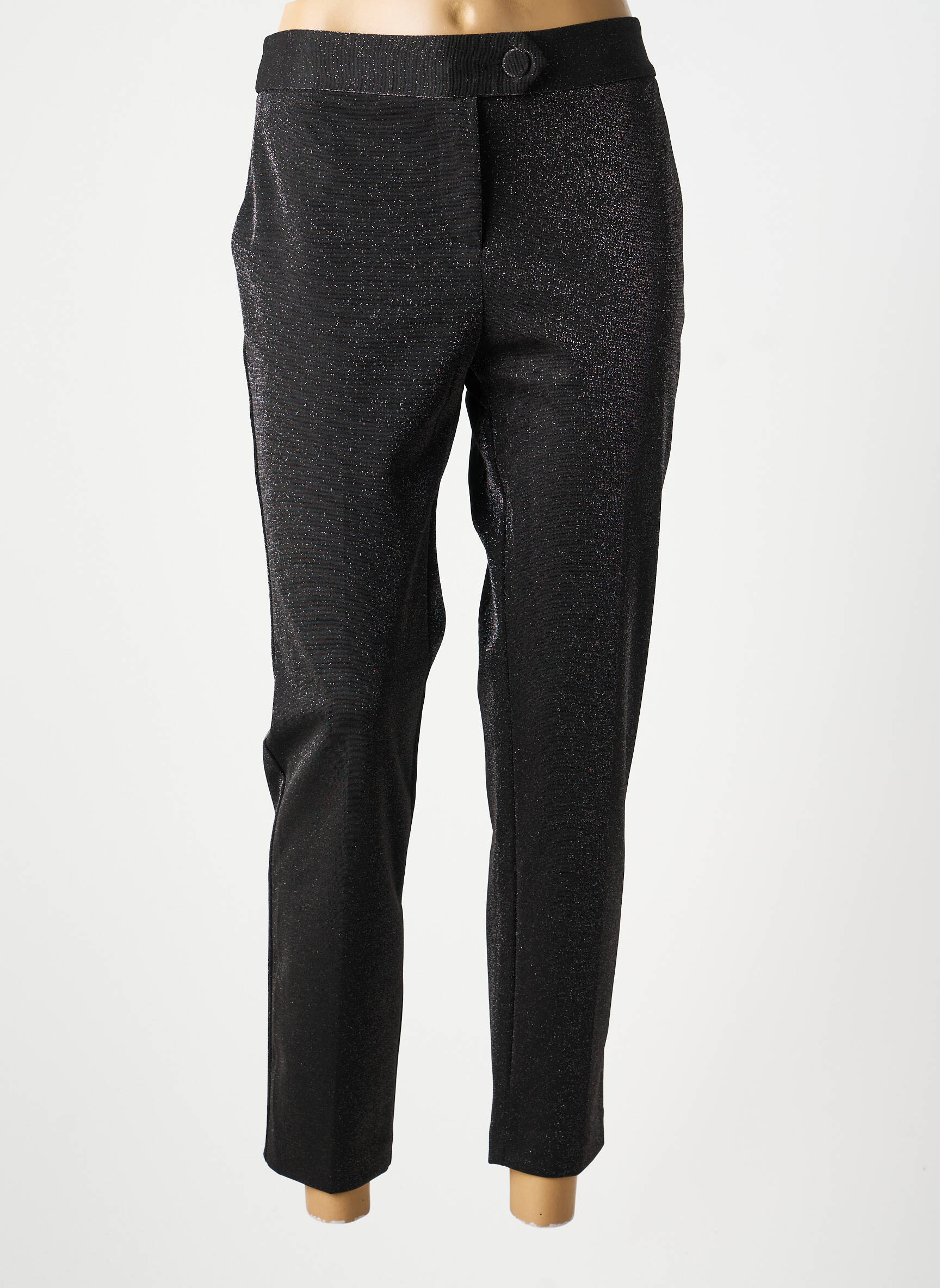Pantalon 7/8 elasticitate mărime normală argintiu IMPERIAL femeie