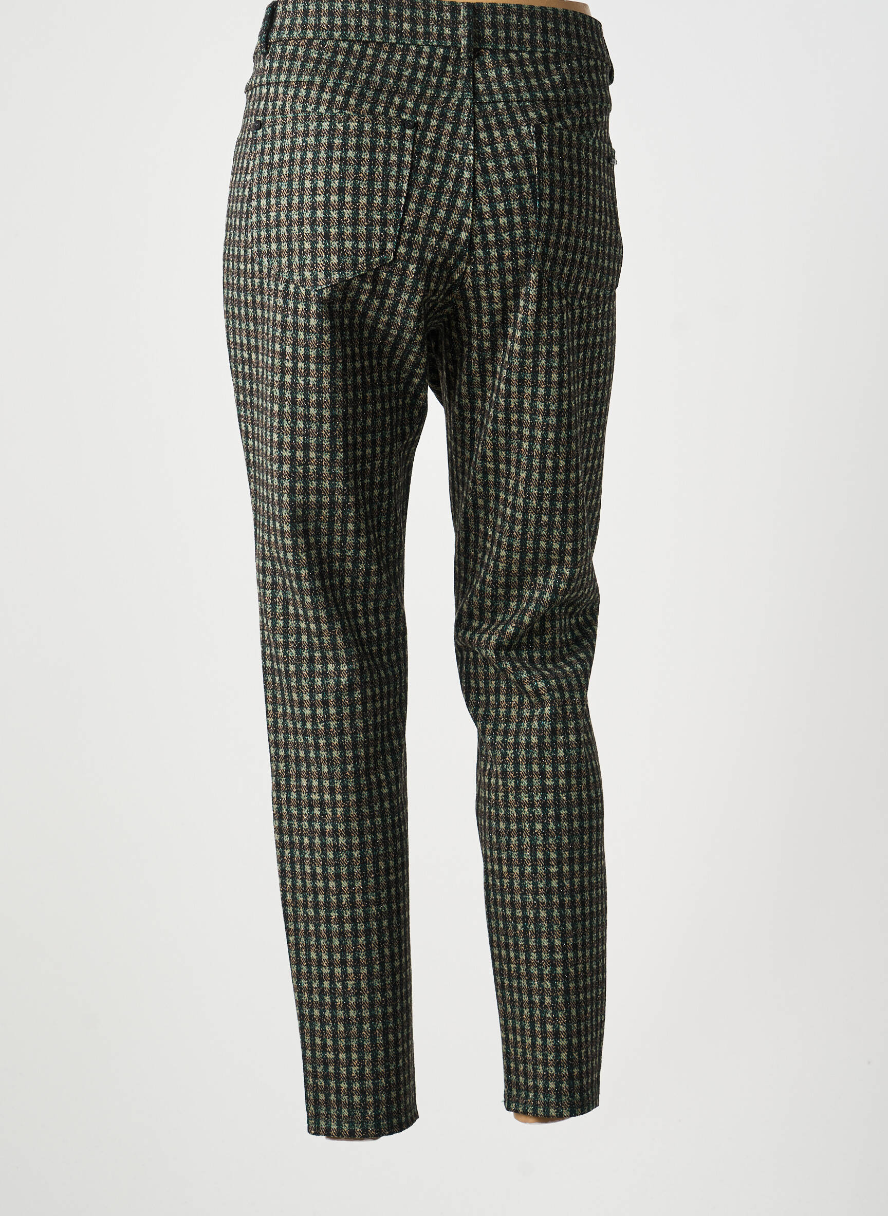 Pantalon 7/8 elasticitate mărime normală verde LCDN femeie