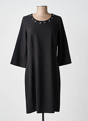 Rochie midi mâneci 3/4 mâneci 3/4 negru GUY DUBOUIS femeie