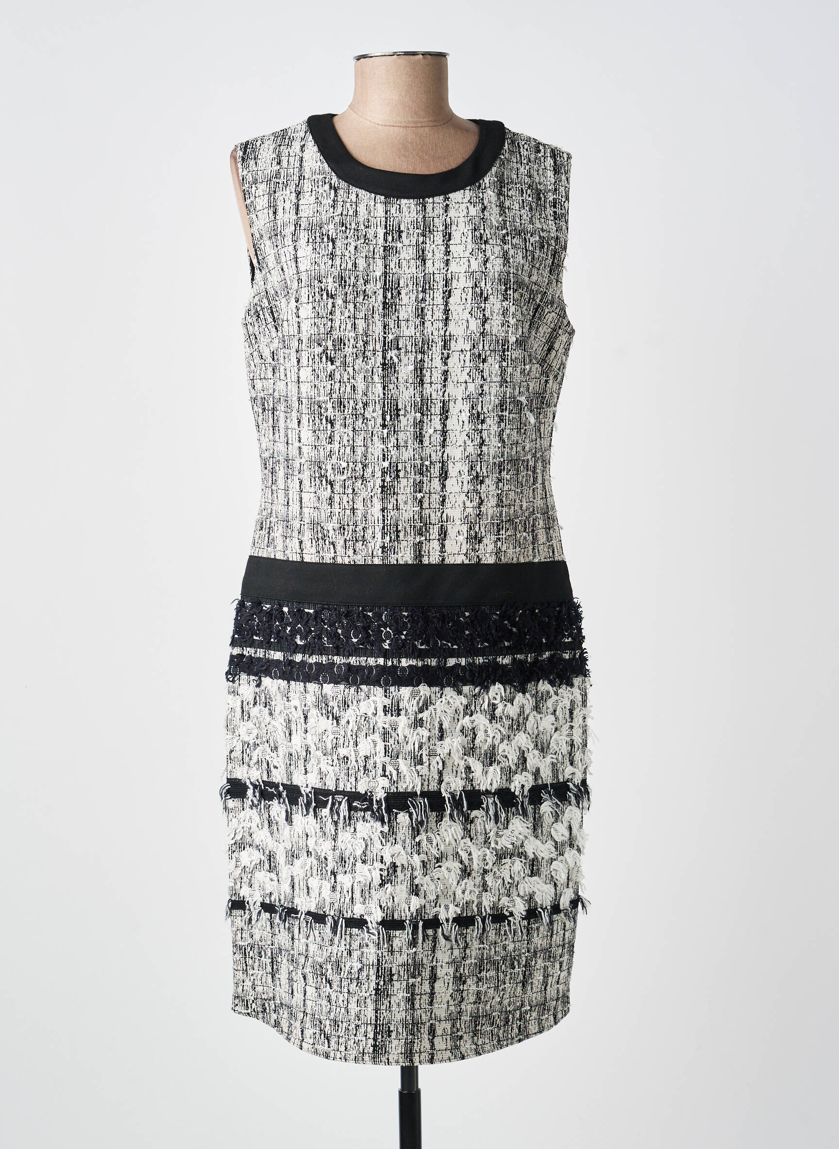 Rochie midi fără mâneci fără mâneci negru MERI & ESCA femeie