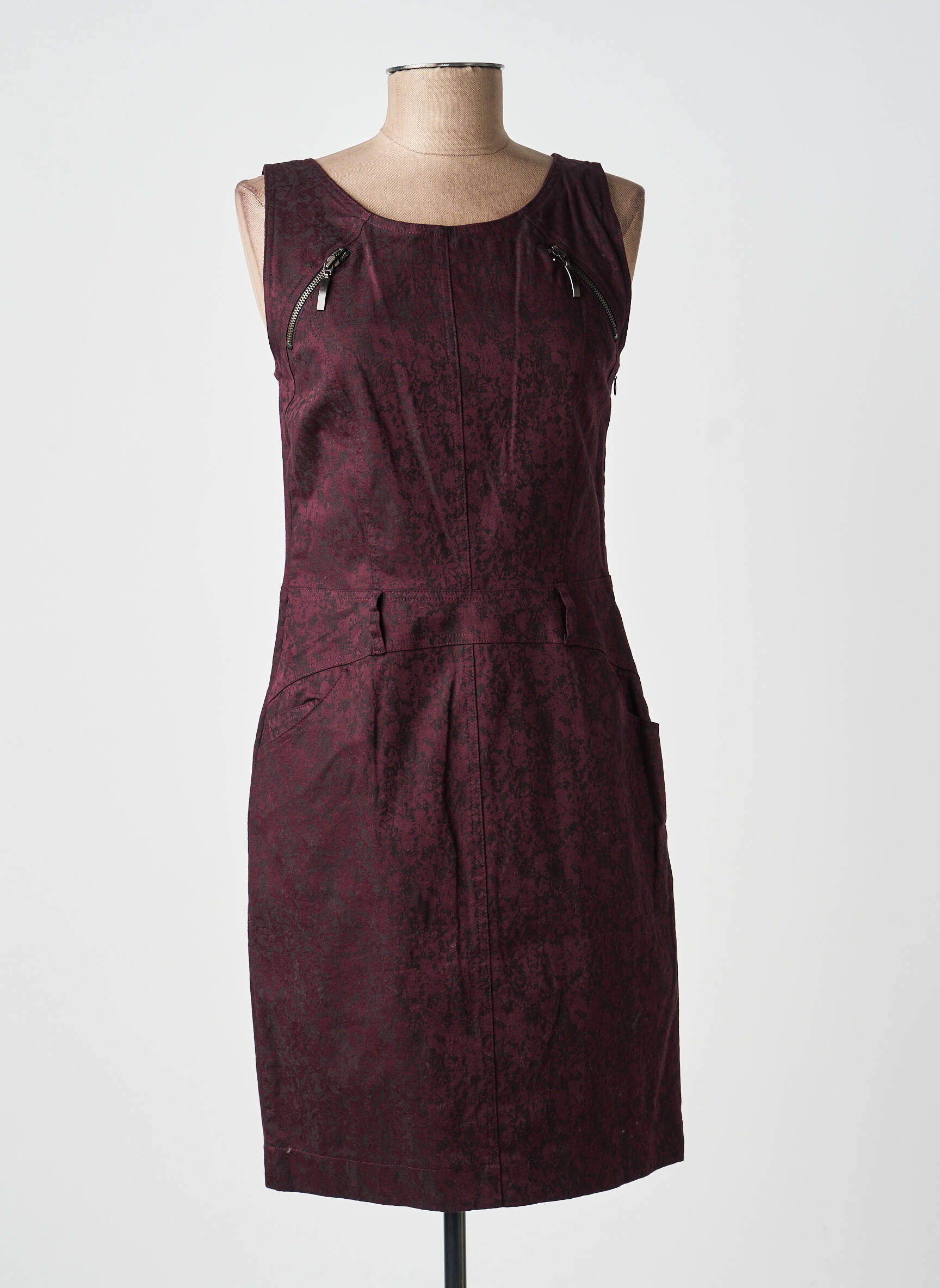Rochie midi fără mâneci fără mâneci violet QUATTRO femeie