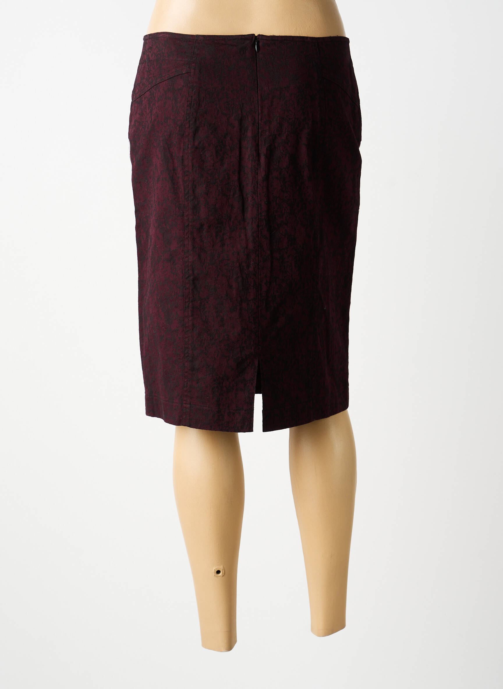 Fustă midi elasticitate violet QUATTRO femeie