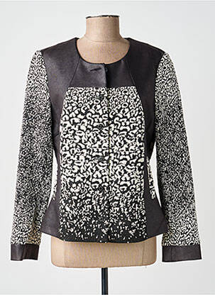 Jachete casual guler rotund negru GUY DUBOUIS femeie