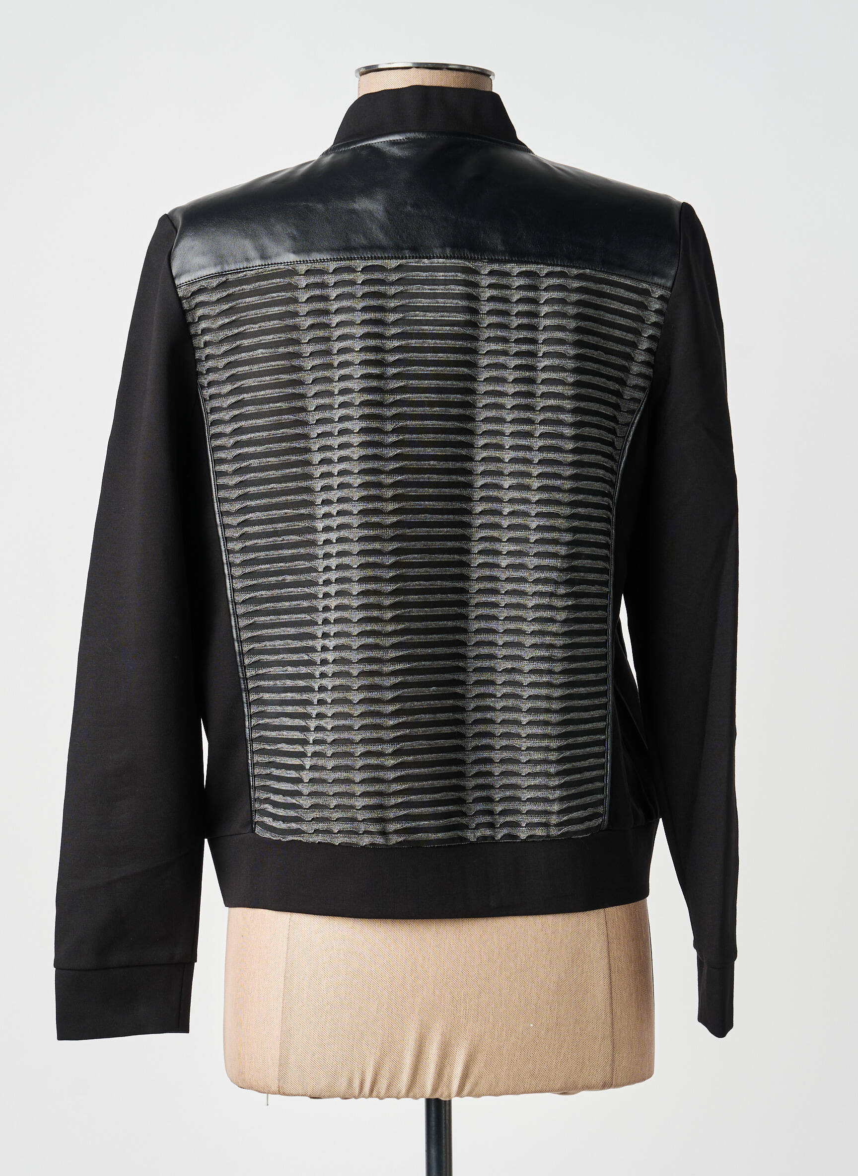Jachete casual guler rotund negru GUY DUBOUIS femeie
