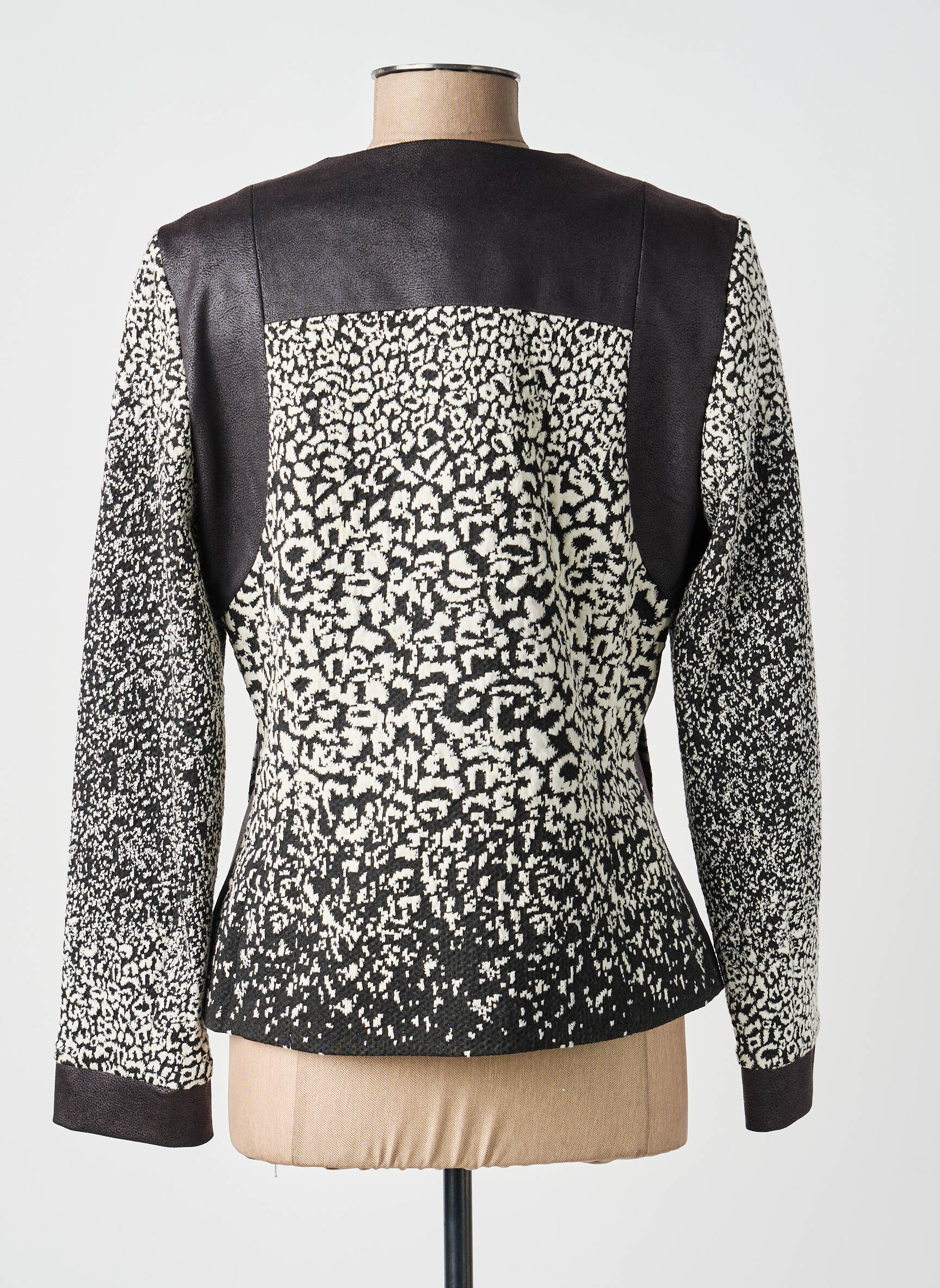 Jachete casual guler rotund negru GUY DUBOUIS femeie