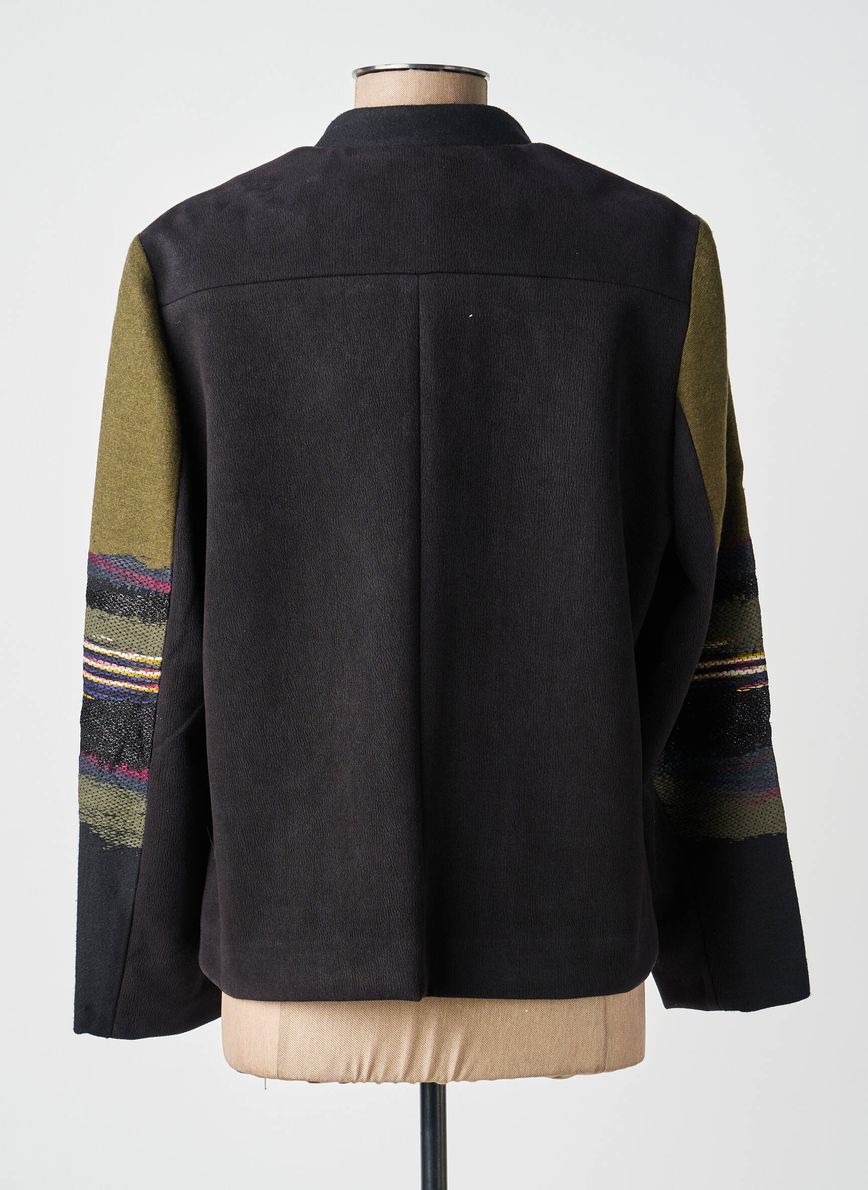 Jachete casual guler rotund verde MERI & ESCA femeie