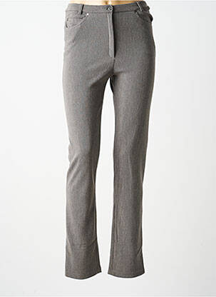 Pantalon slim elasticitate mărime normală gri GUY DUBOUIS femeie
