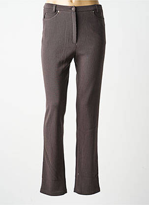 Pantalon slim elasticitate mărime normală gri GUY DUBOUIS femeie