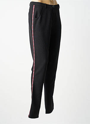 Pantalon slim elasticitate mărime normală negru GUY DUBOUIS femeie