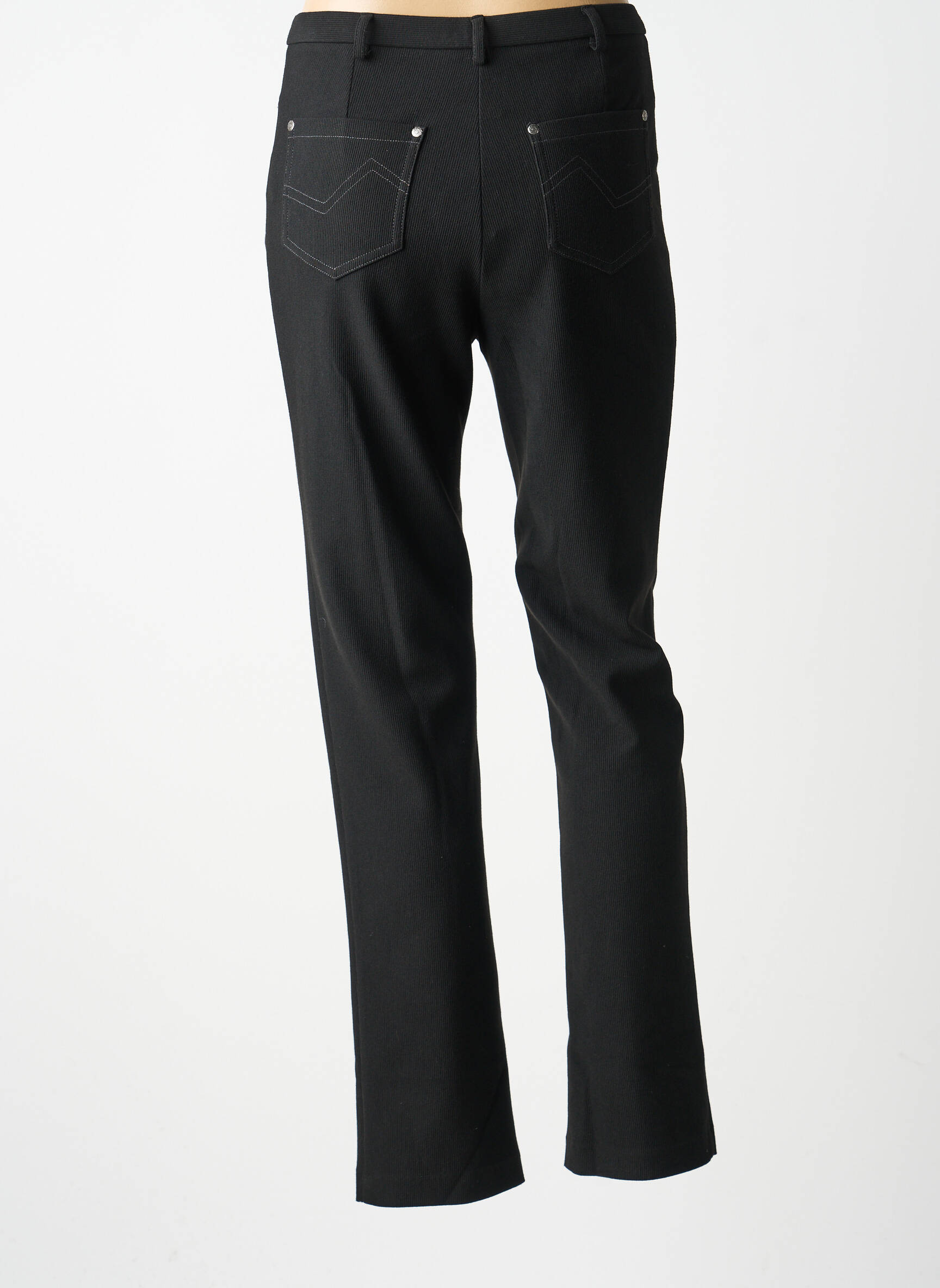 Pantalon slim elasticitate mărime normală negru GUY DUBOUIS femeie
