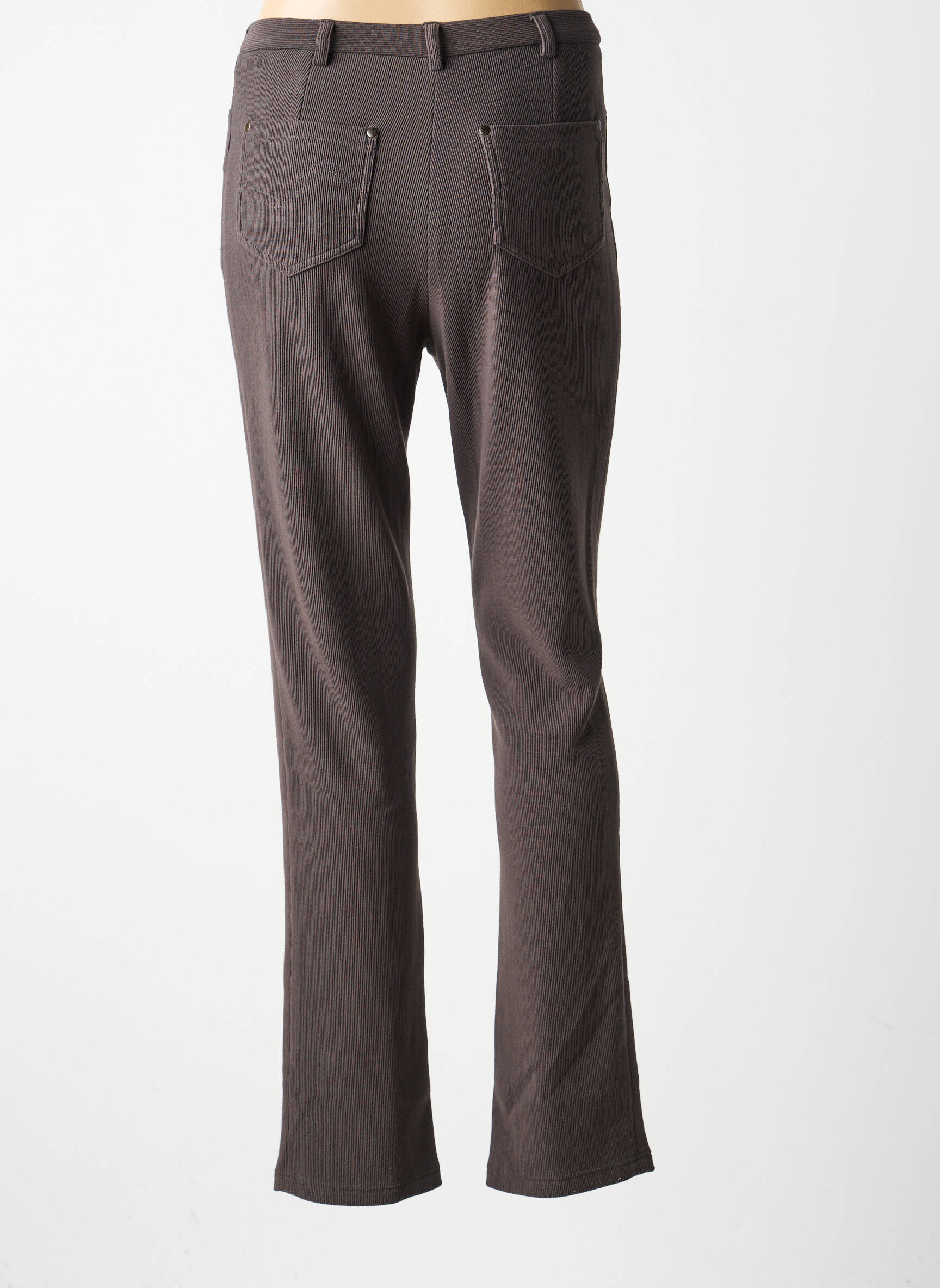 Pantalon slim elasticitate mărime normală gri GUY DUBOUIS femeie