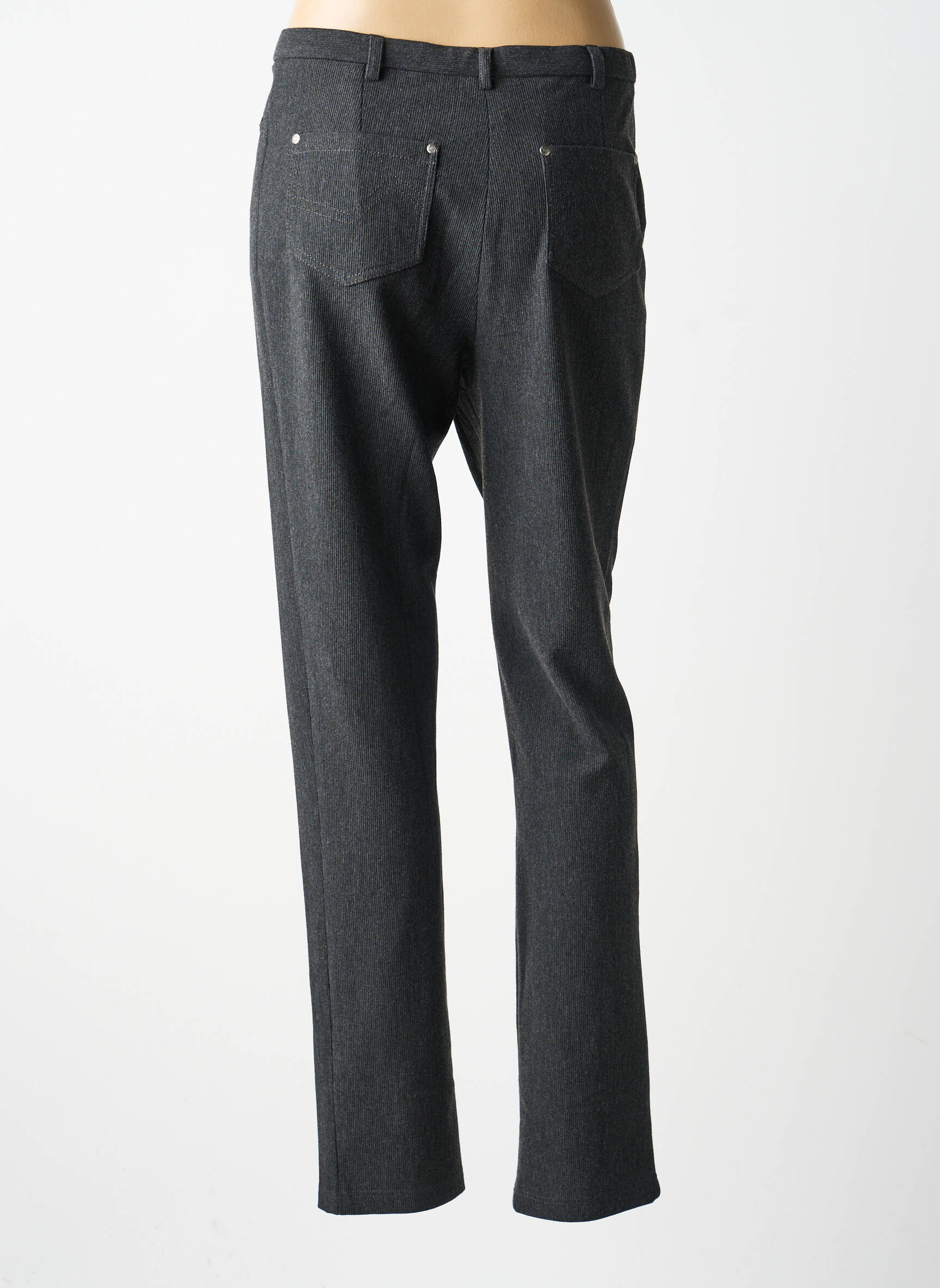 Pantalon slim elasticitate mărime normală gri GUY DUBOUIS femeie