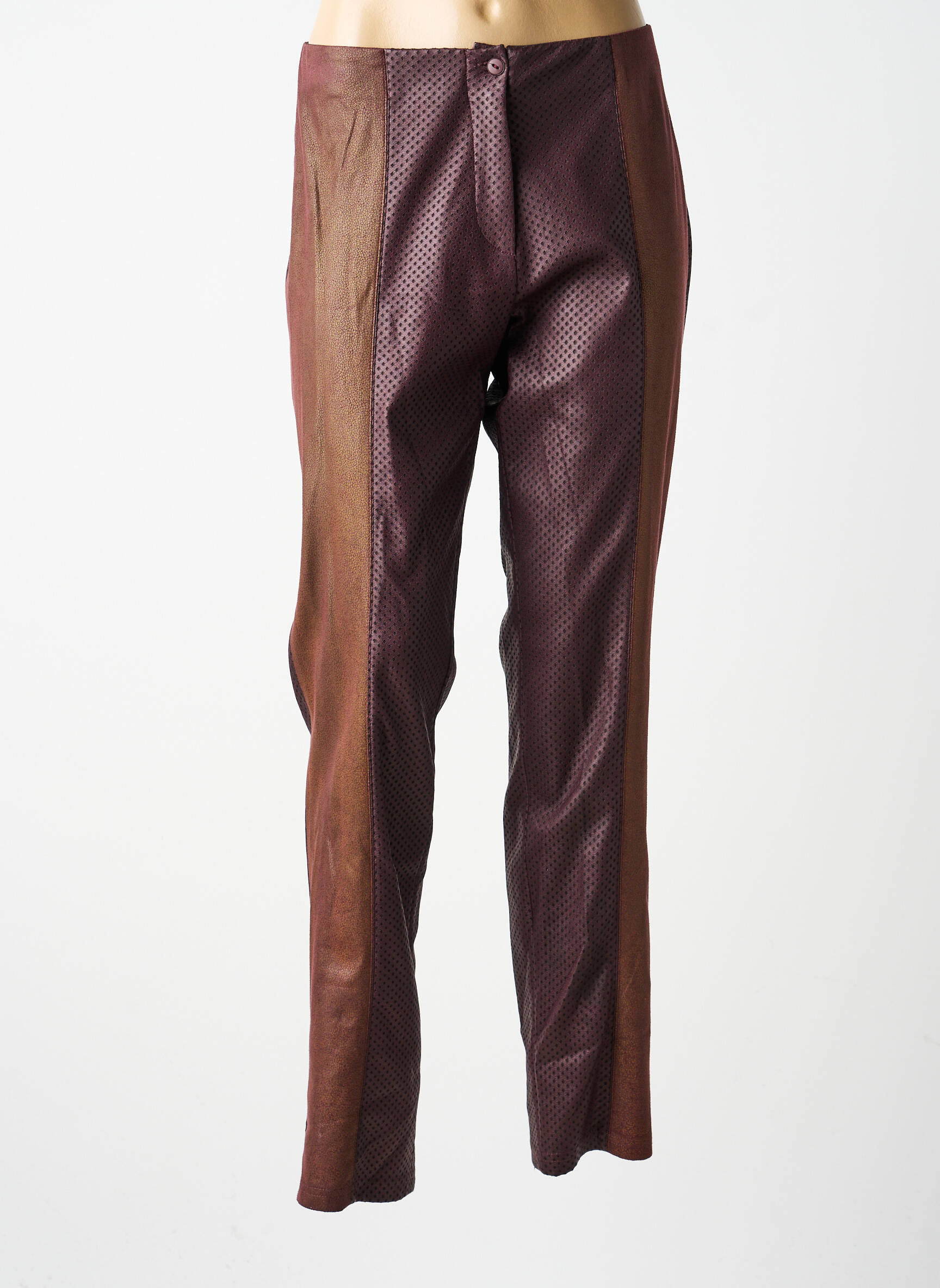 Pantalon slim mărime normală mărime normală violet FRANCE RIVOIRE femeie