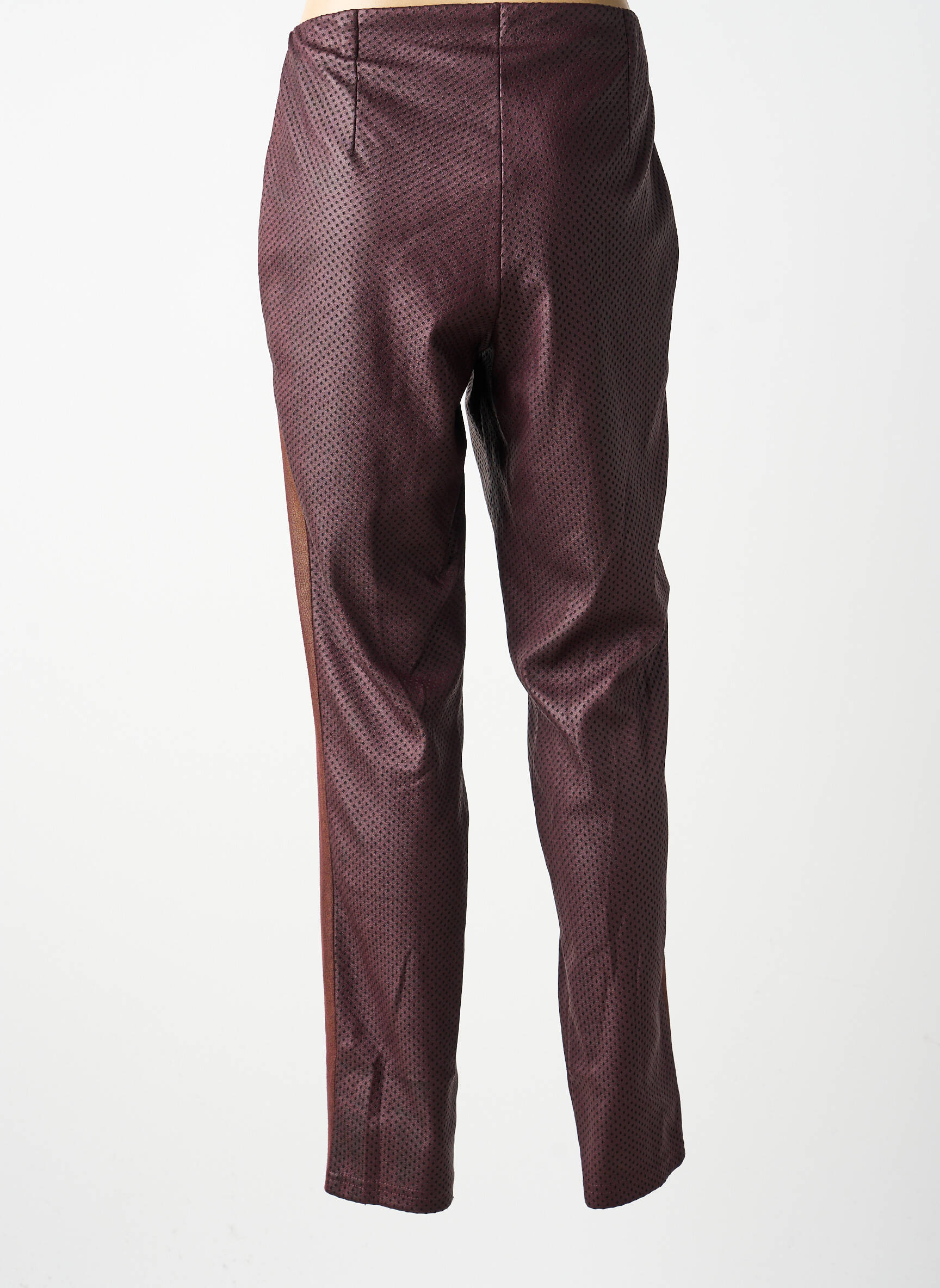 Pantalon slim mărime normală mărime normală violet FRANCE RIVOIRE femeie