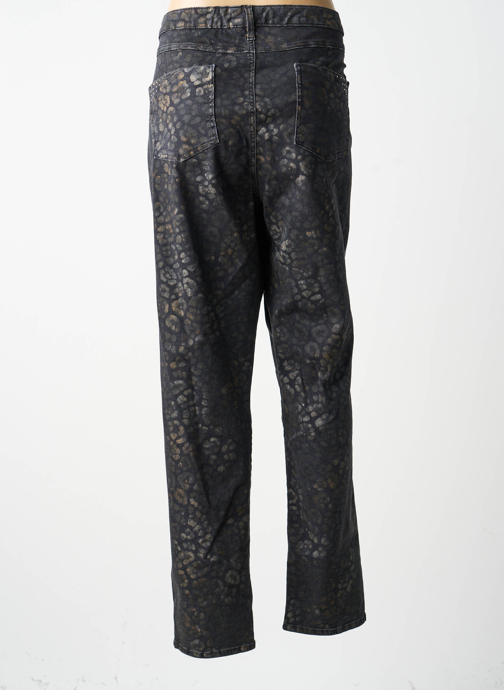 Pantalon slim mărime normală mărime normală verde MERI & ESCA femeie