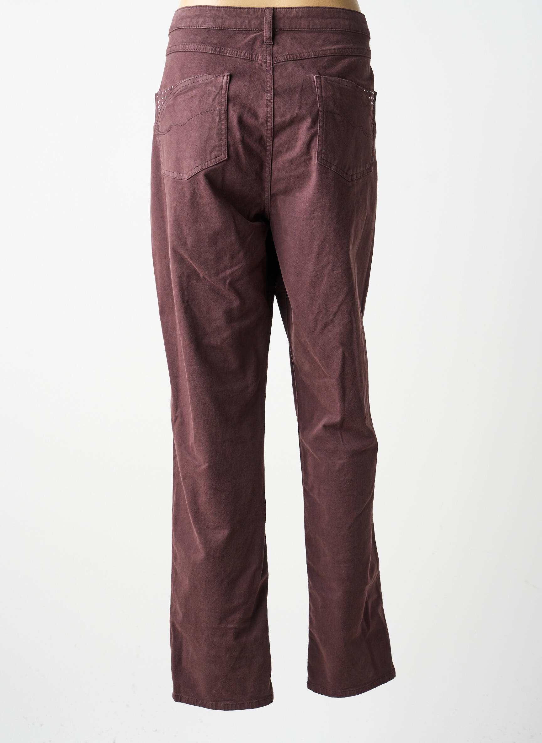 Pantalon slim mărime normală mărime normală violet GUY DUBOUIS femeie