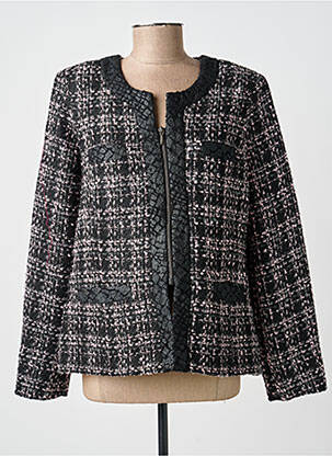 Jachete casual guler rotund negru GUY DUBOUIS femeie