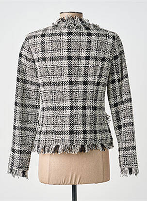 Jachete casual guler rotund negru MERI & ESCA femeie