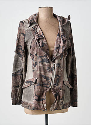 Jachete casual guler tip costum verde MERI & ESCA femeie