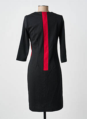 Rochie midi mâneci lungi mâneci lungi negru GUY DUBOUIS femeie