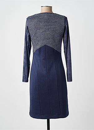 Rochie midi mâneci lungi mâneci lungi albastru MERI & ESCA femeie