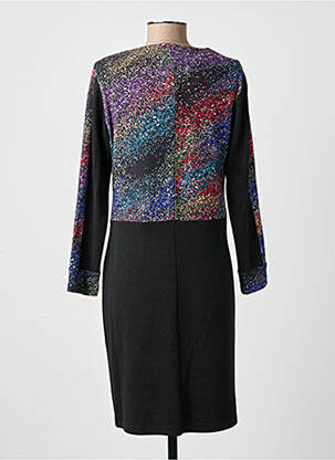 Rochie midi mâneci lungi mâneci lungi negru GUY DUBOUIS femeie