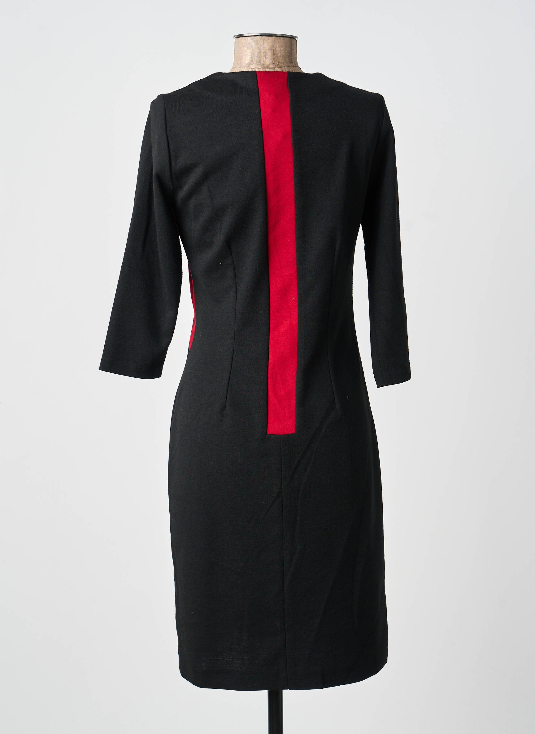 Rochie midi mâneci lungi mâneci lungi negru FRANCE RIVOIRE femeie