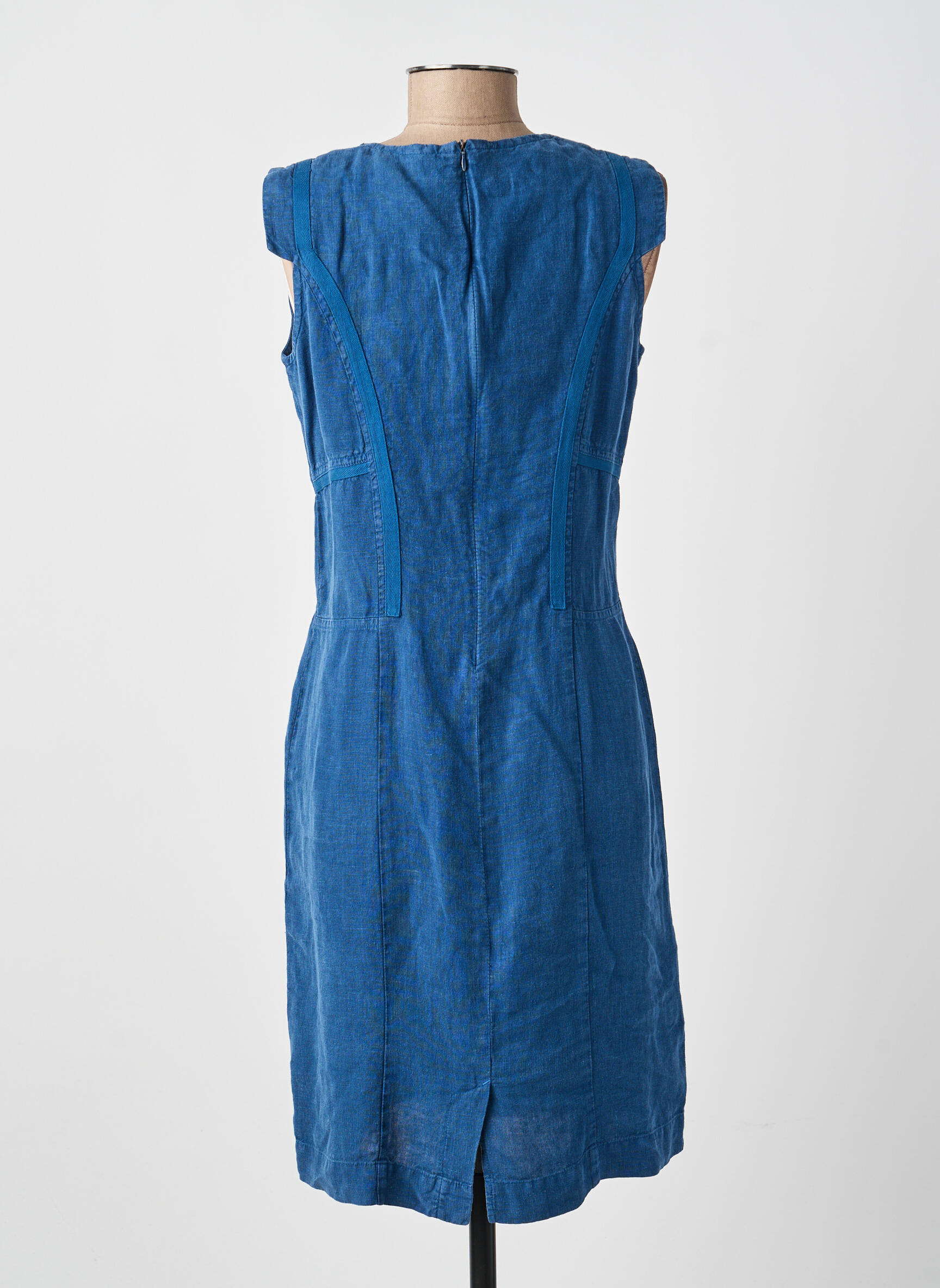 Rochie midi fără mâneci fără mâneci albastru MERI & ESCA femeie