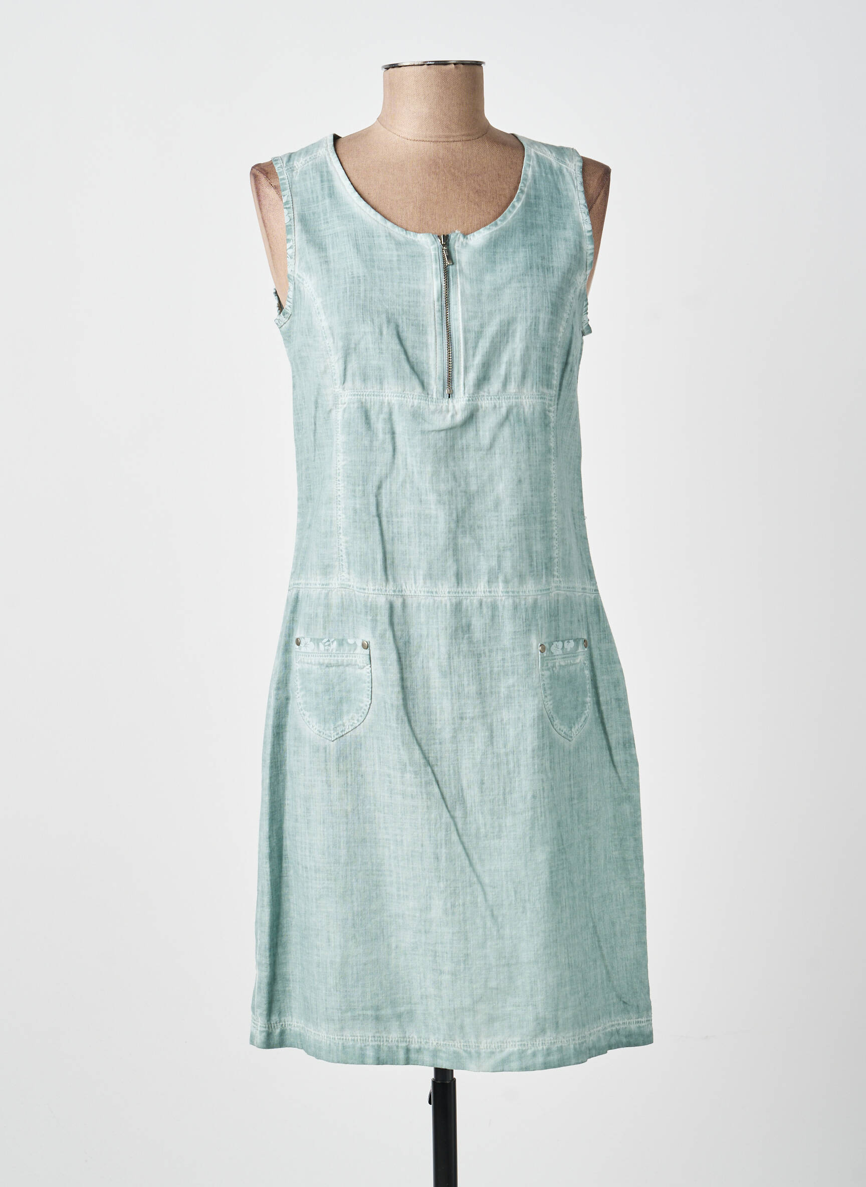 Rochie midi fără mâneci fără mâneci albastru MERI & ESCA femeie