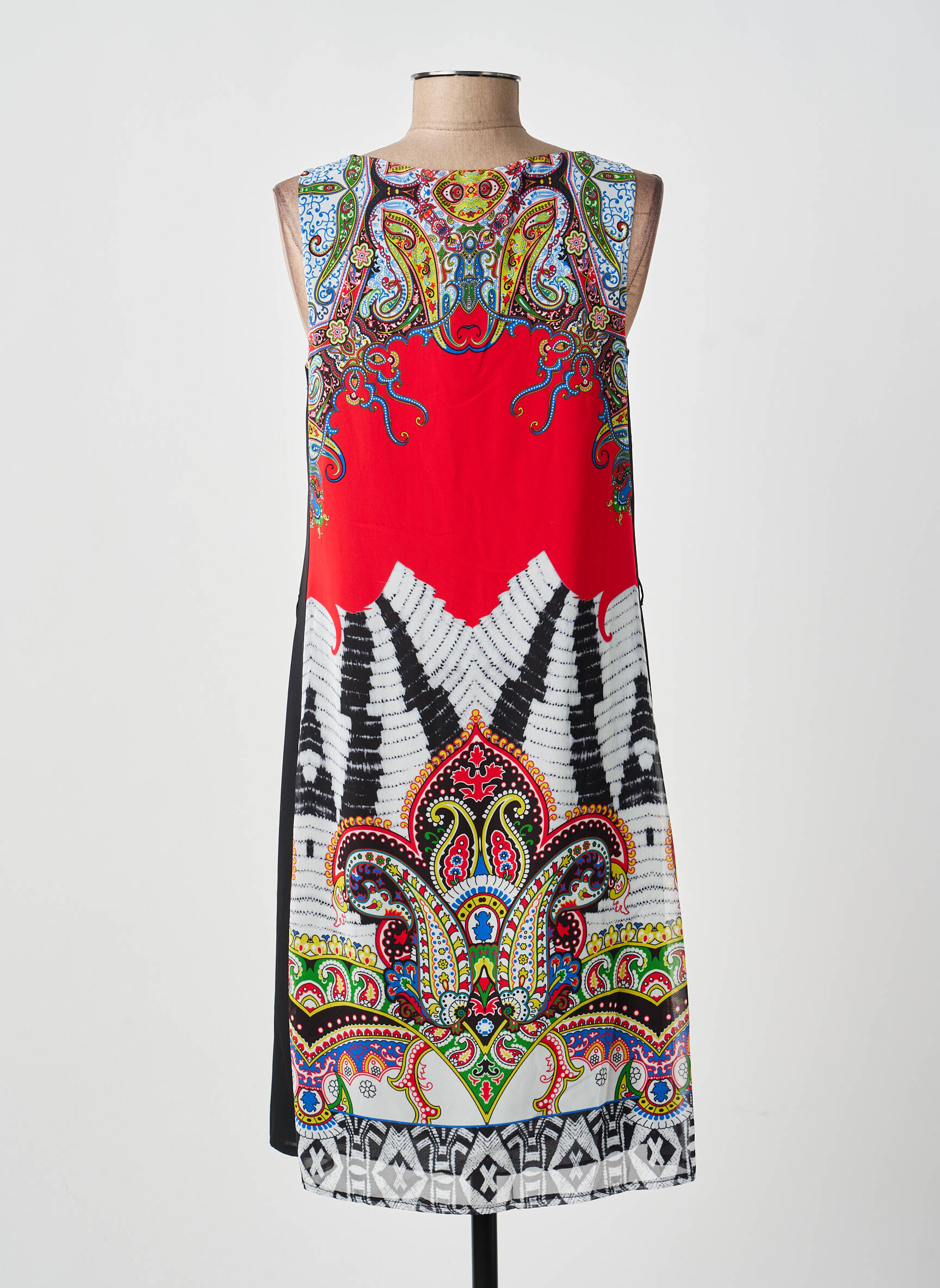 Rochie midi fără mâneci fără mâneci negru MERI & ESCA femeie