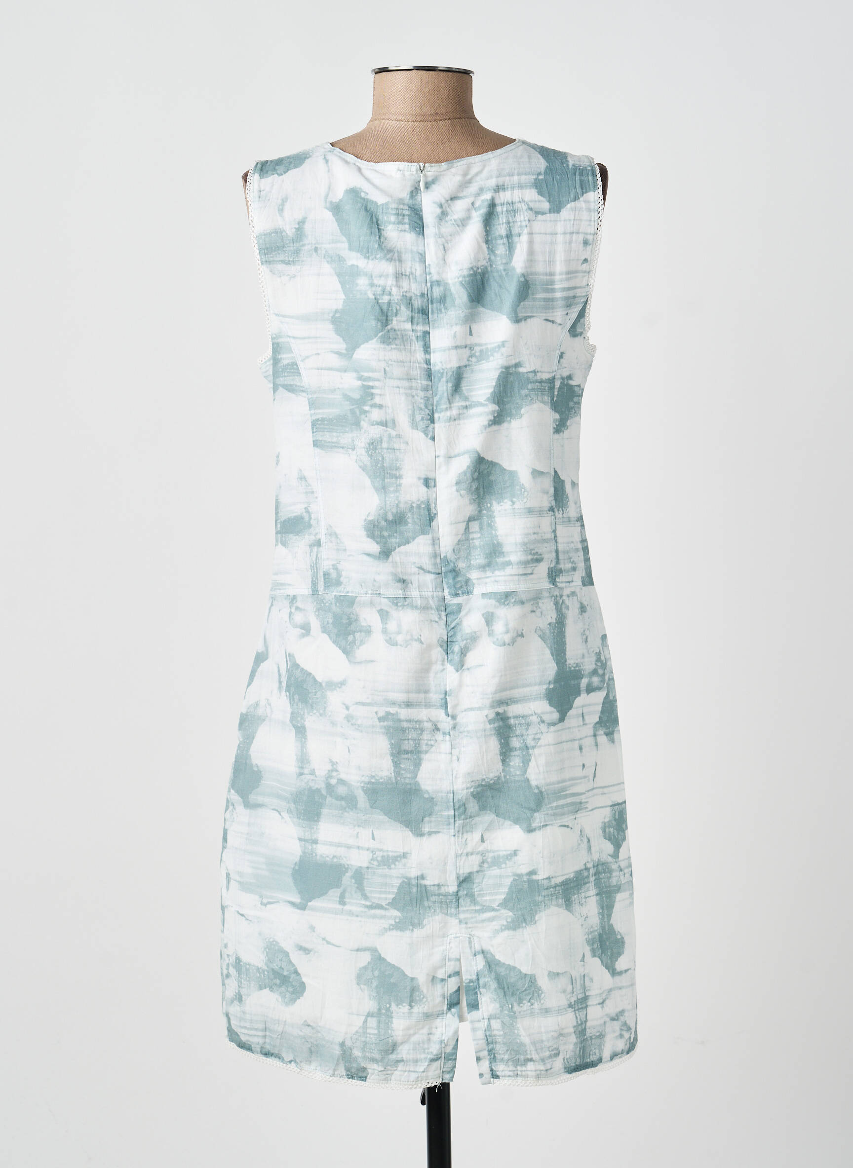 Rochie midi fără mâneci fără mâneci alb MERI & ESCA femeie