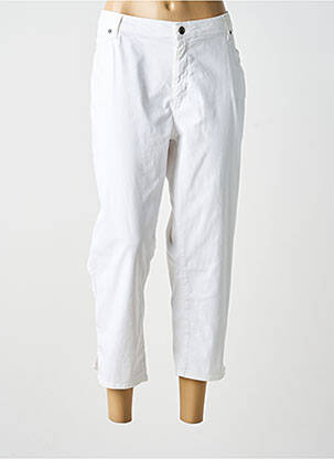 Pantalon 7/8 elasticitate mărime normală alb GUY DUBOUIS femeie