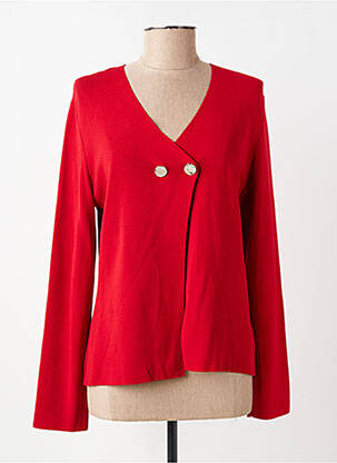 Vestă cu mâneci lungi elasticitate roșu MARIA BELLENTANI femeie