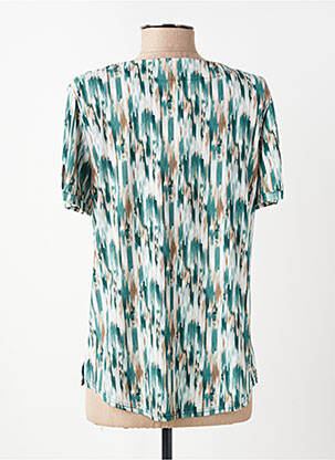 Tricou elasticitate mâneci scurte verde GEVANA femeie