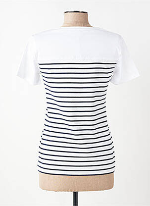 Tricou serigrafie cu strasuri mâneci scurte albastru ANANKE femeie