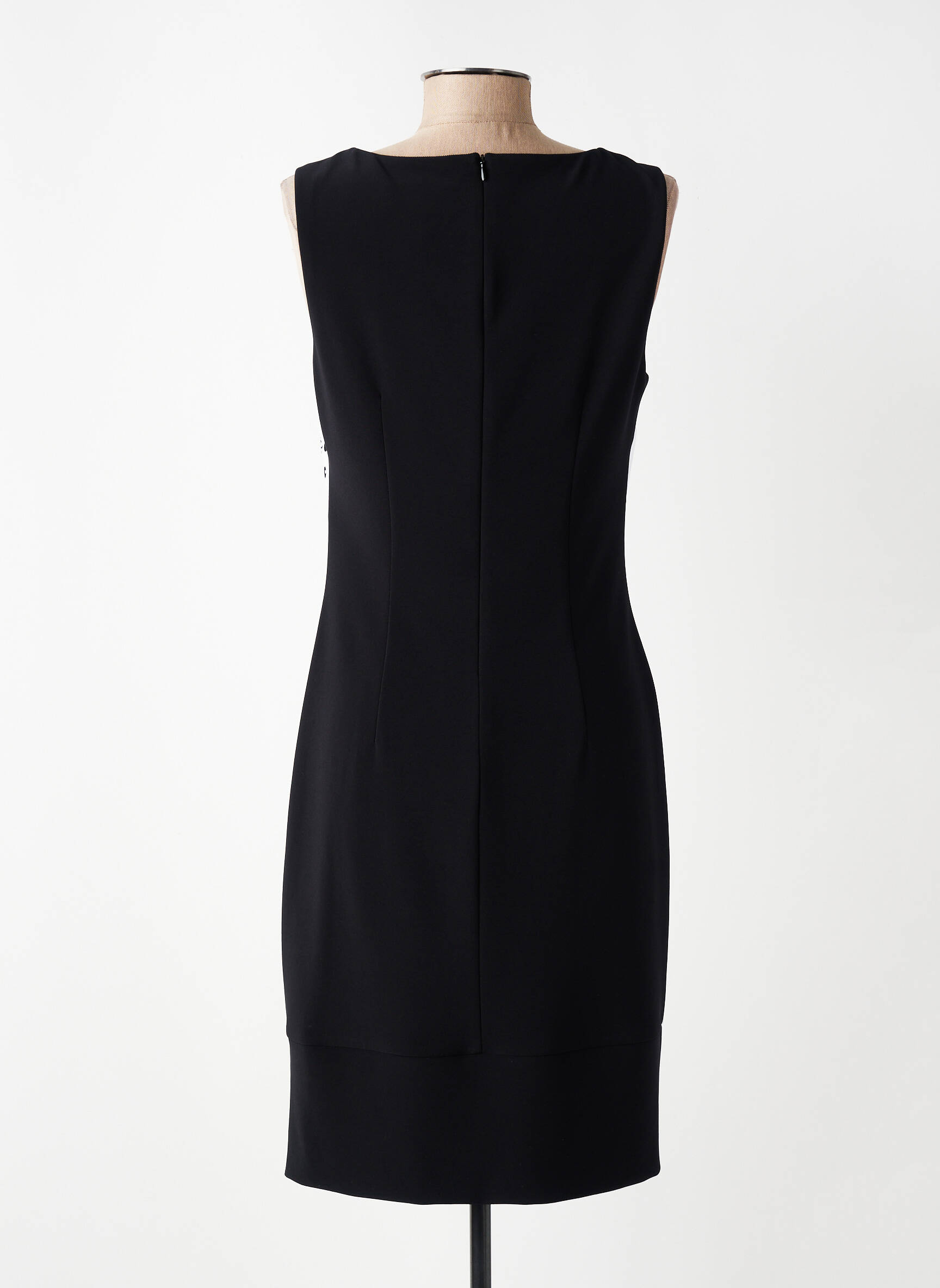 Rochie midi imprimeu floral fără mâneci negru JOSEPH RIBKOFF femeie