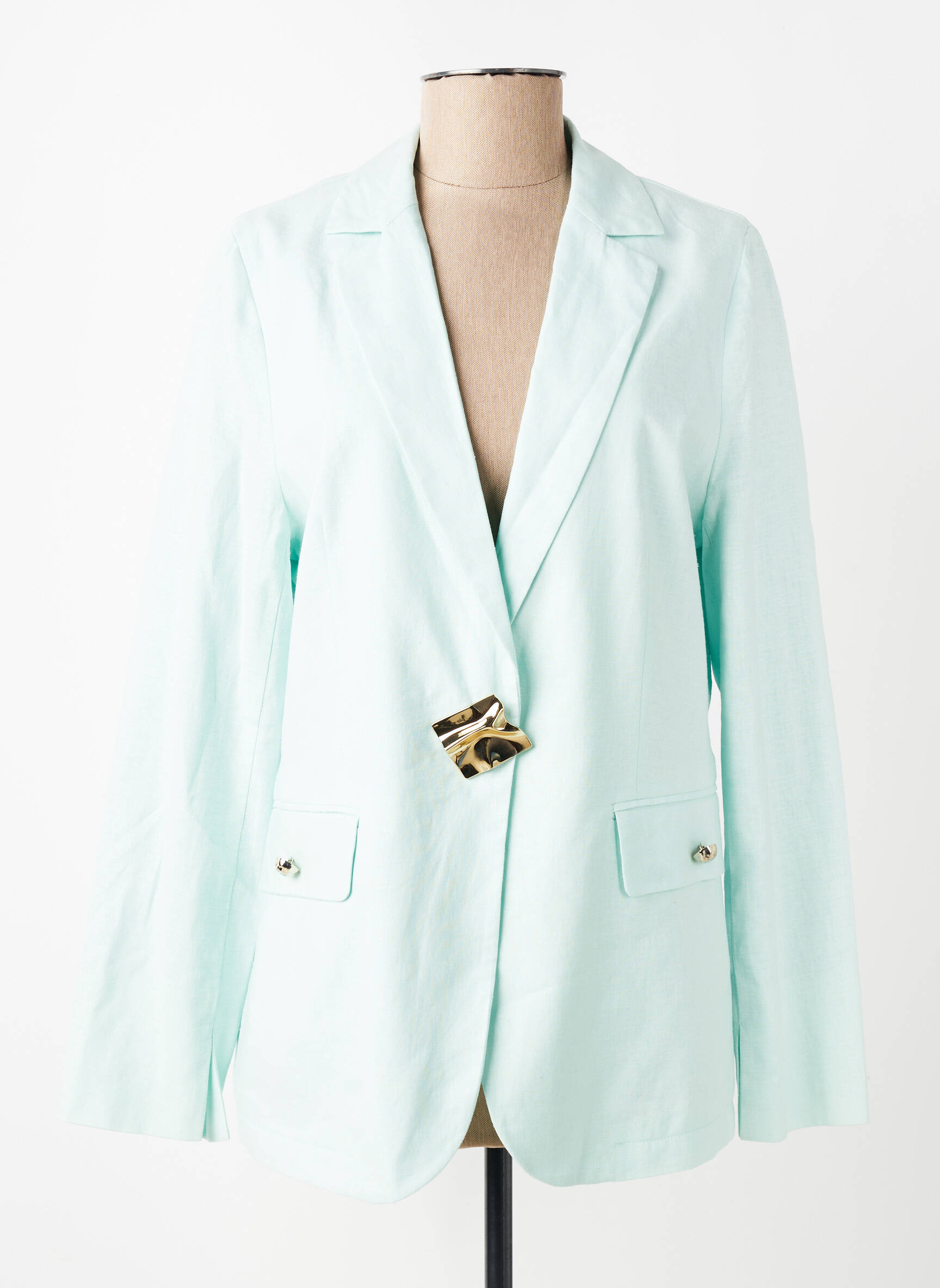 Sacou buzunare verde LESLIE femeie